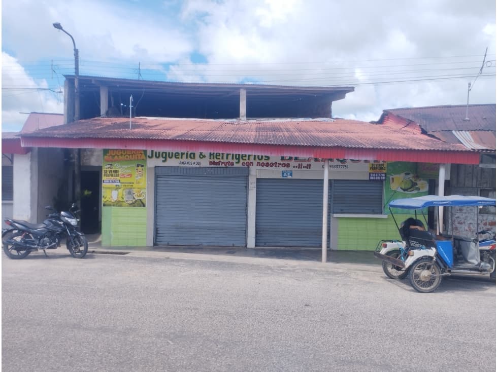 SE VENDE INMUEBLE CON LOCAL Y ALOJAMIENTO EQUIPADOS, EN YURIMAGUAS - 1